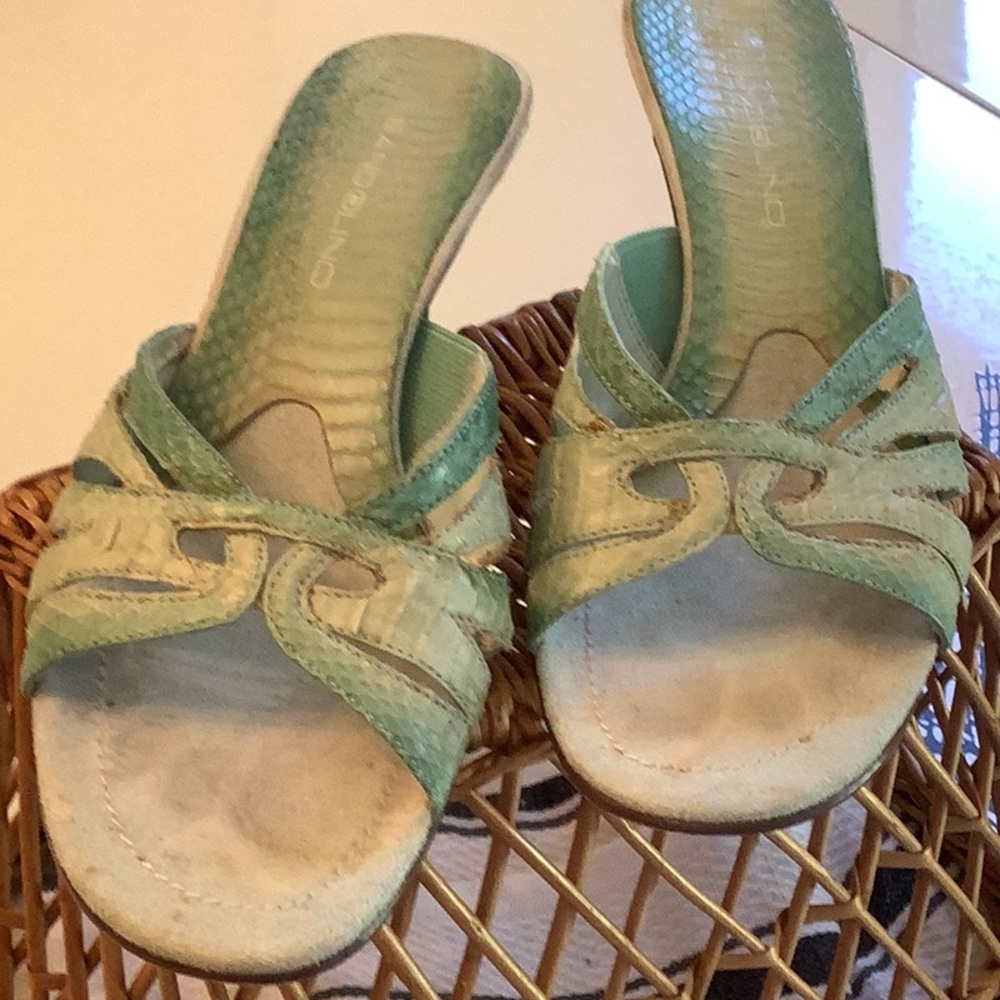 Banolino mules Aqua Ombré - Picture 6 of 7